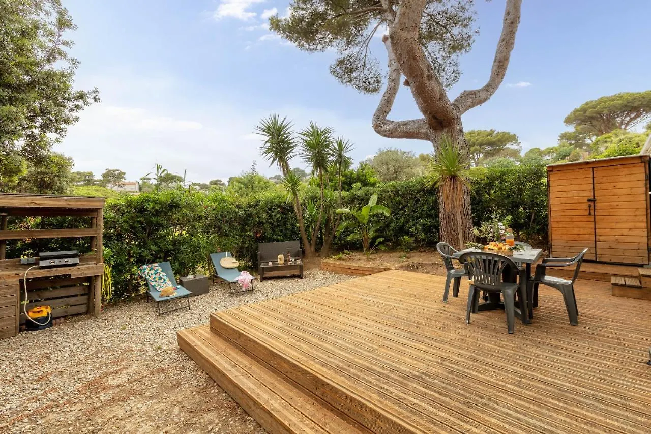 בית נופש הייר La Doucette, Mobil-Home Climatise Au Coeur Du Vignoble Et A 50M De La Mer